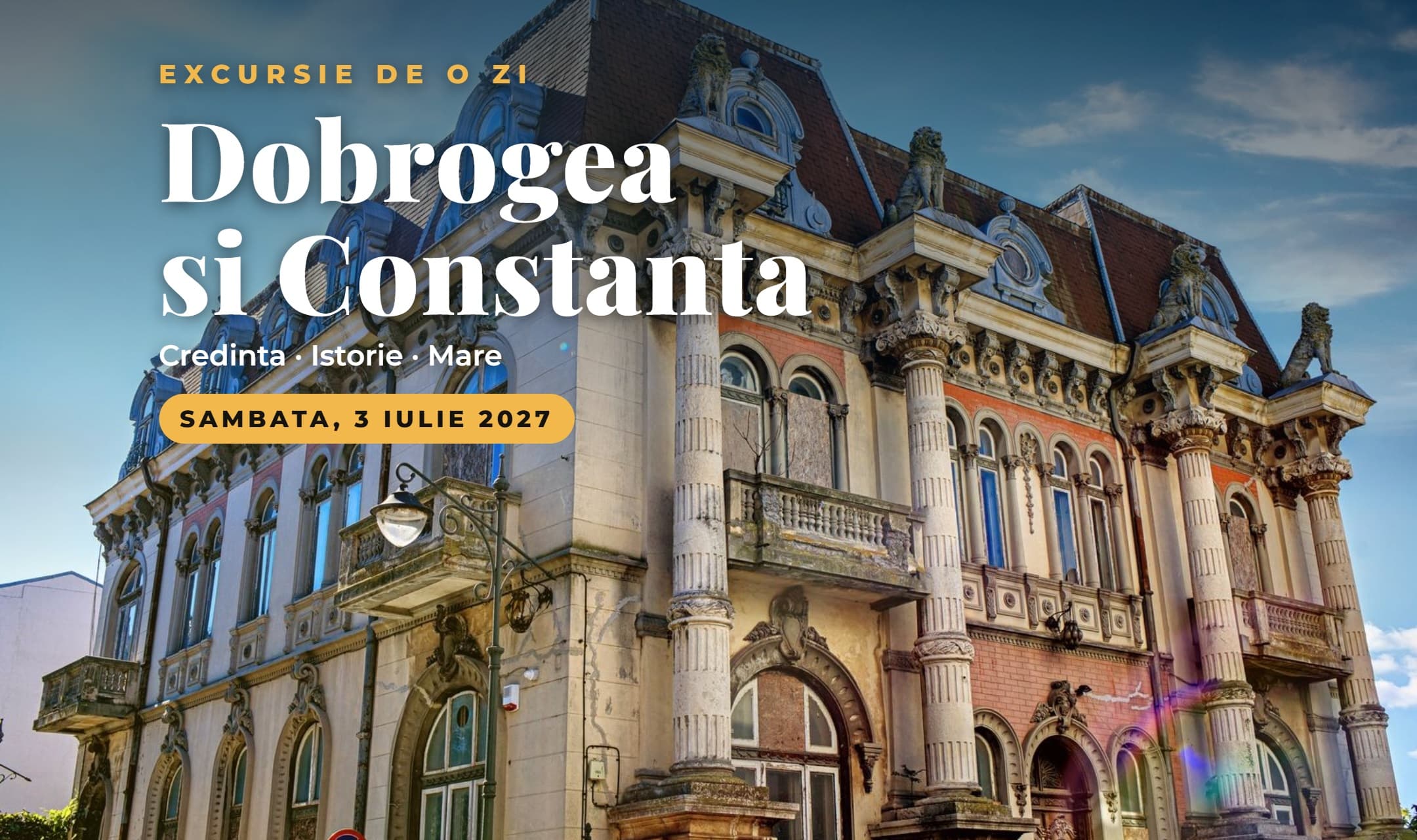 ποΈ Dobrogea si Constanta β o zi intre credinta, istorie si mare, cu timp liber la plaja π